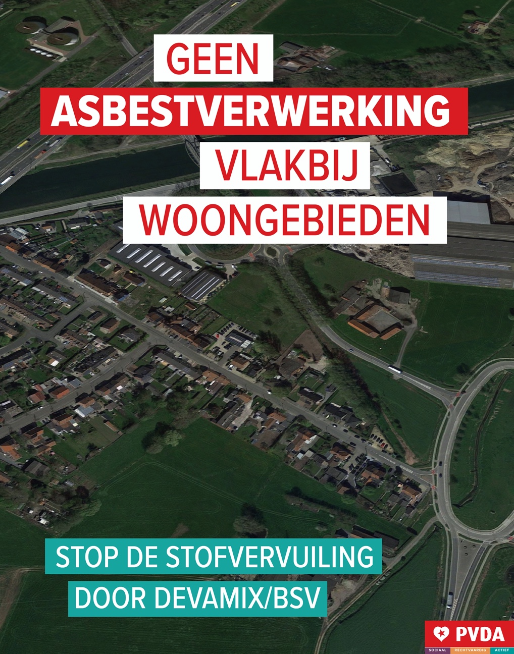 PVDA bezorgd over asbestverwerking in Harelbeke