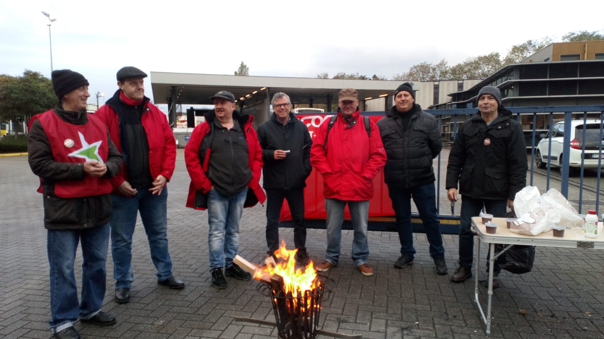 PVDA West-Vlaanderen steunt stakingsactie De Lijn 13/11/2019